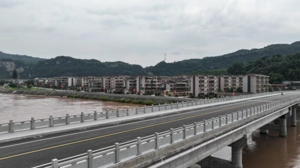 沙灣區(qū)福祿大渡河大橋正式通車3